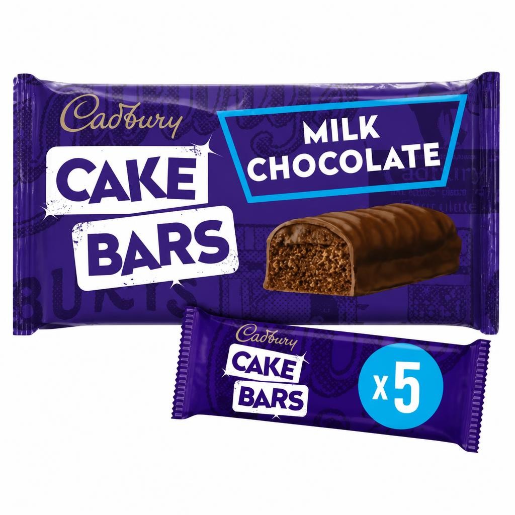 Cadbury Milk Chocolate Cake Bars 5 Pack