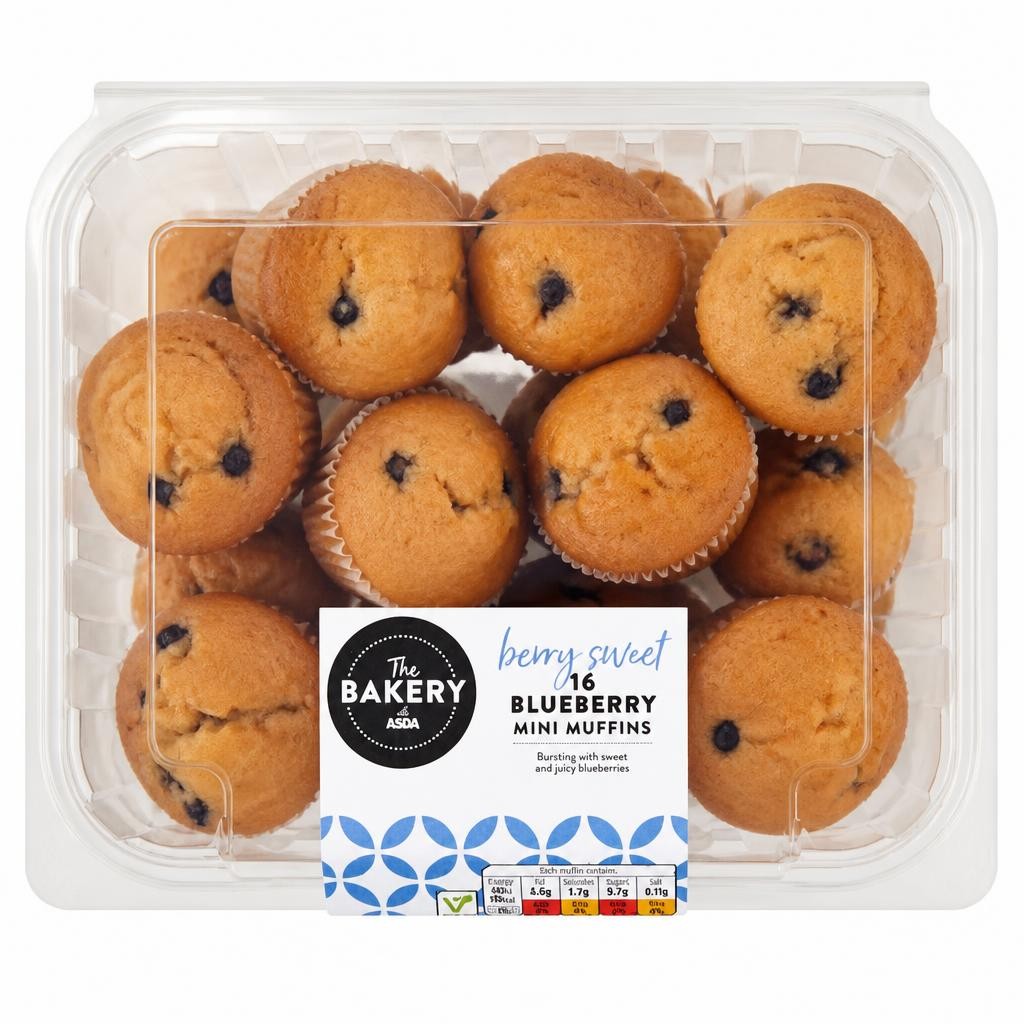 The BAKERY at ASDA 16 Blueberry Mini Muffins