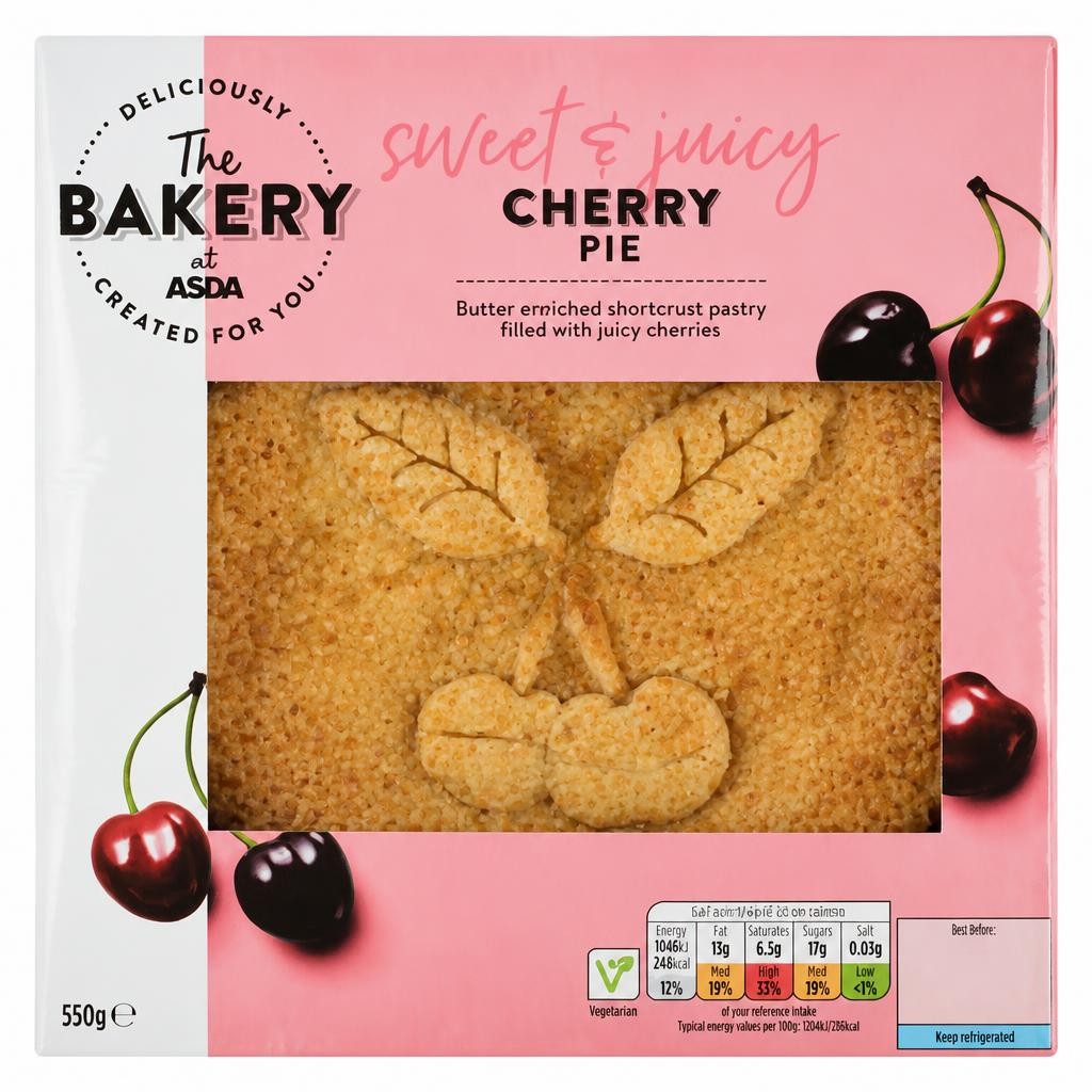 The BAKERY at ASDA The Bakery Cherry Pie 550g