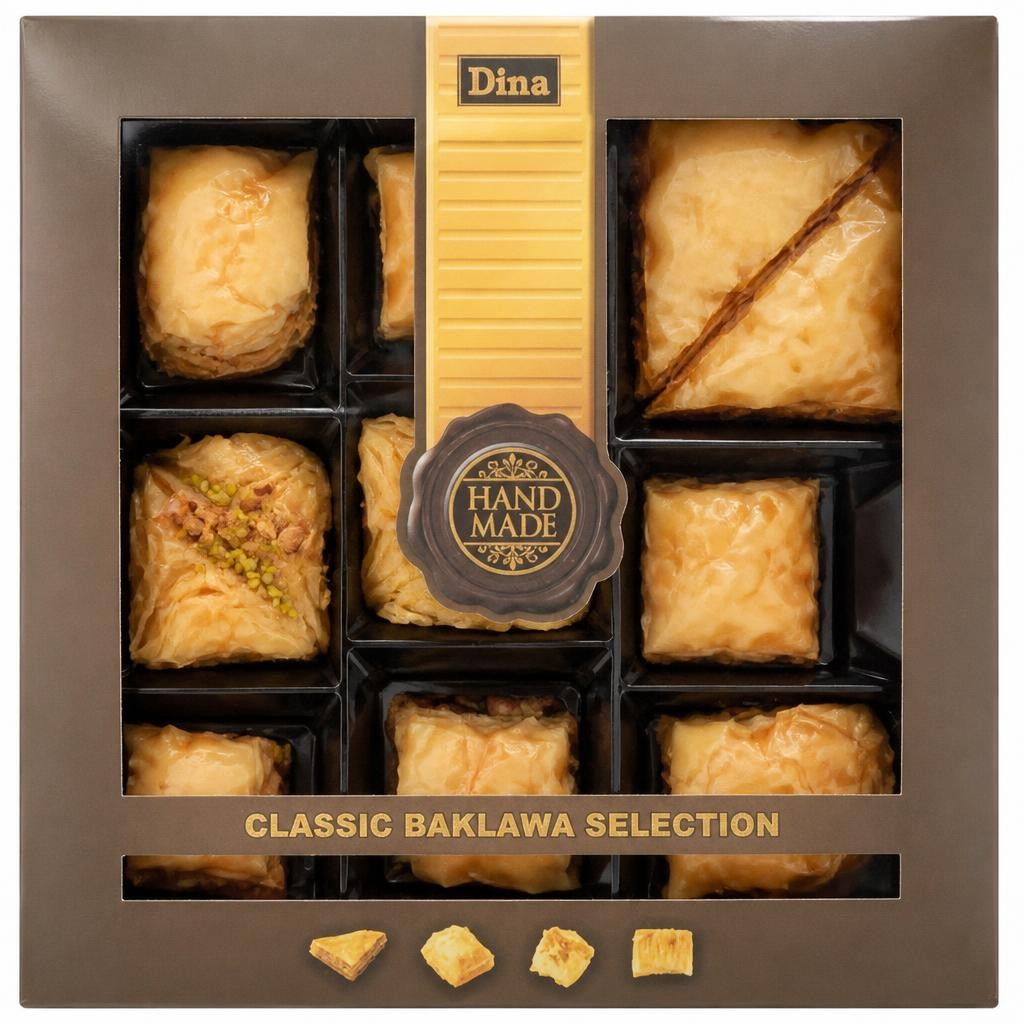 Dina Handmade Classic Baklawa Selection 200g