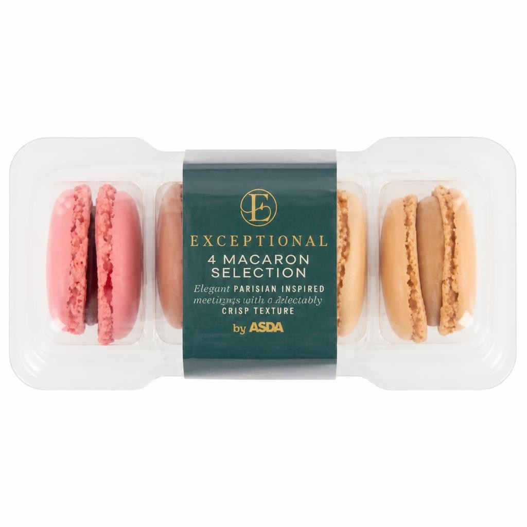 Exceptional by ASDA 4 Macaron Selection 44g