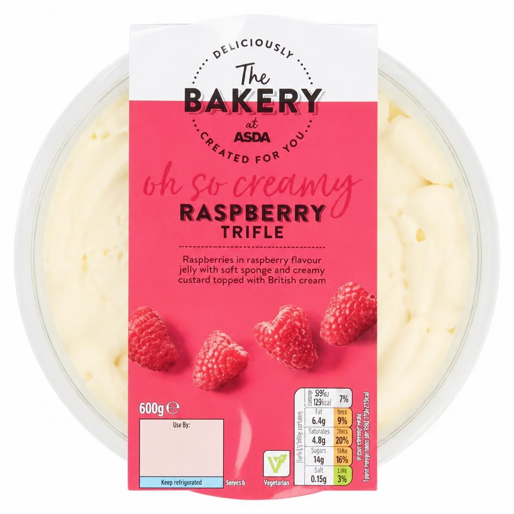 The BAKERY at ASDA The Bakery Raspberry Trifle 600g