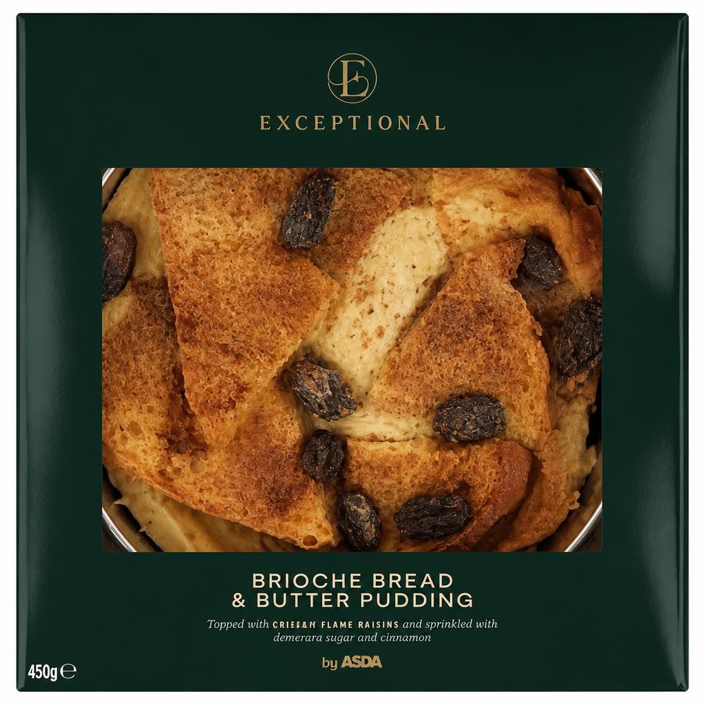 Exceptional by ASDA Brioche Bread & Butter Pudding 450g
