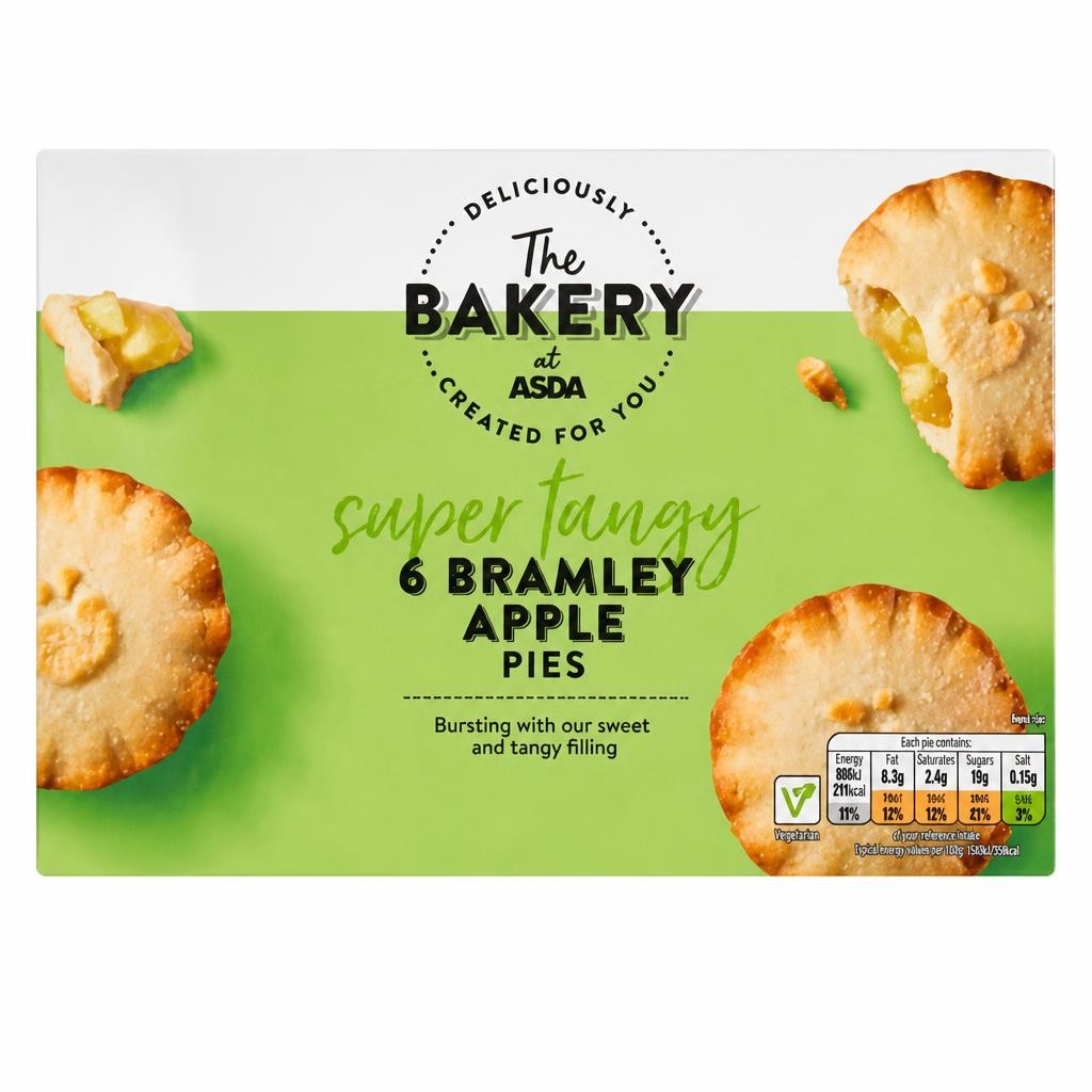 The BAKERY at ASDA 6 Bramley Apple Pies