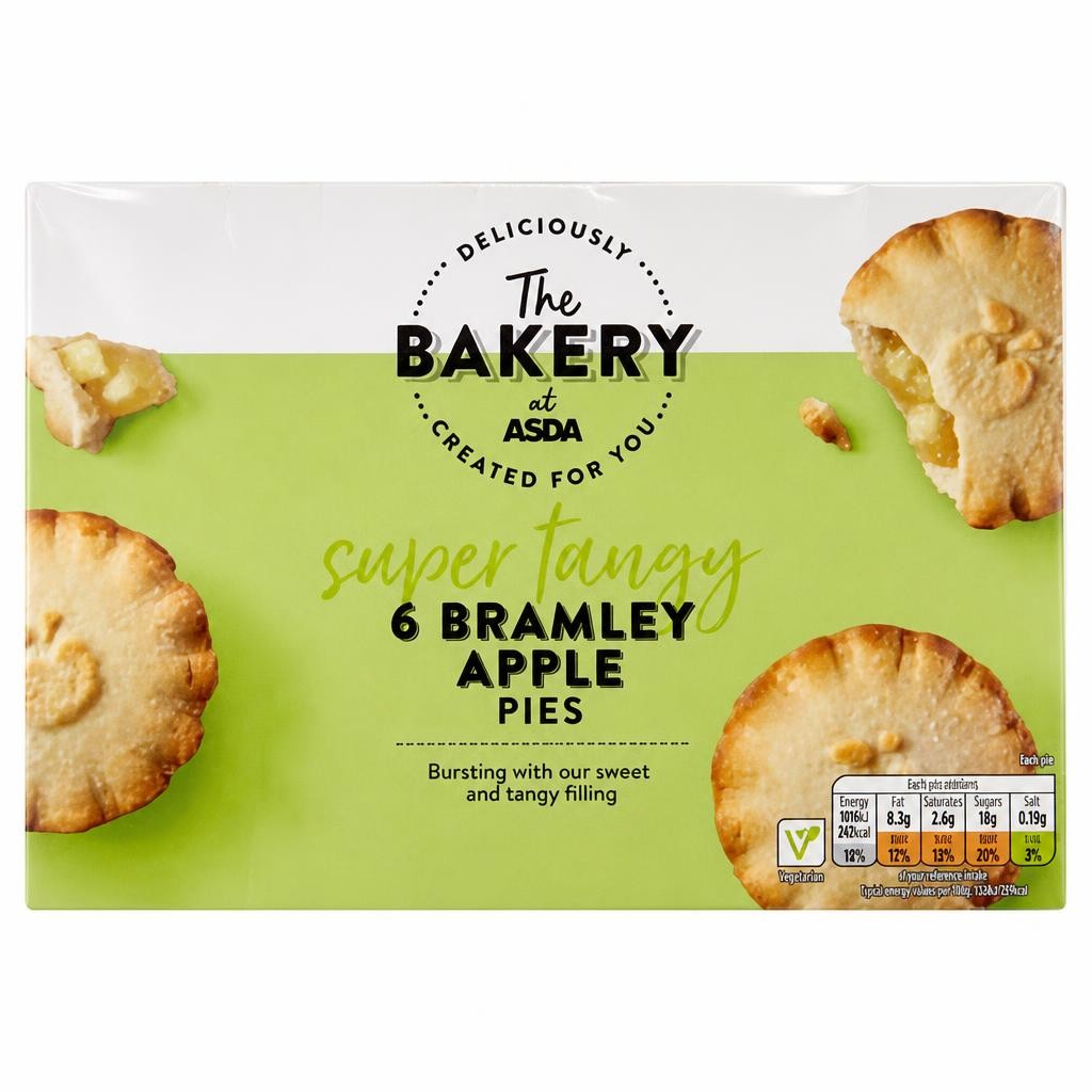 The BAKERY at ASDA The Bakery at  6 Bramley Apple Pies
