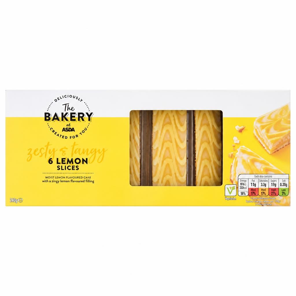 The BAKERY at ASDA The Bakery at  6 Lemon Slices 160g
