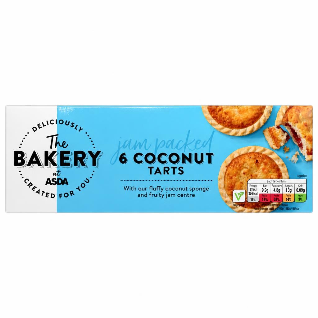 The BAKERY at ASDA The Bakery at  6 Coconut Tarts