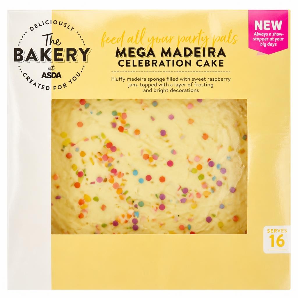 The BAKERY at ASDA The Bakery at  Mega Madeira Celebration Cake
