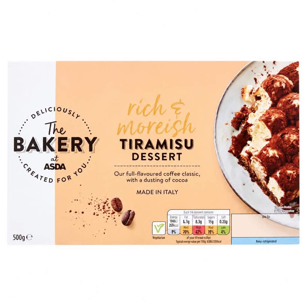 The BAKERY at ASDA THE BAKERY at ASDA TIRAMISU DESSERT 500g