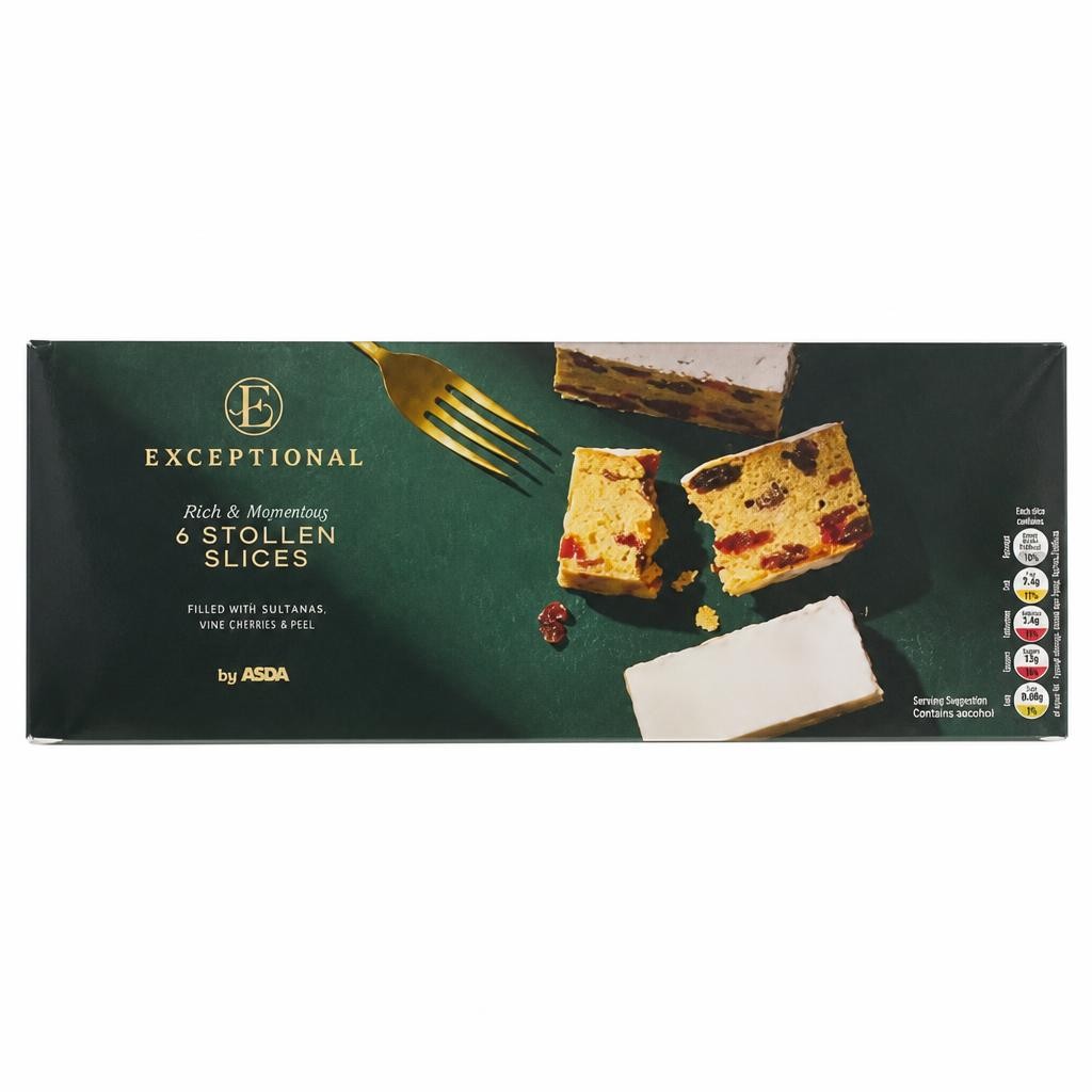 Exceptional by ASDA 6 Stollen Slices