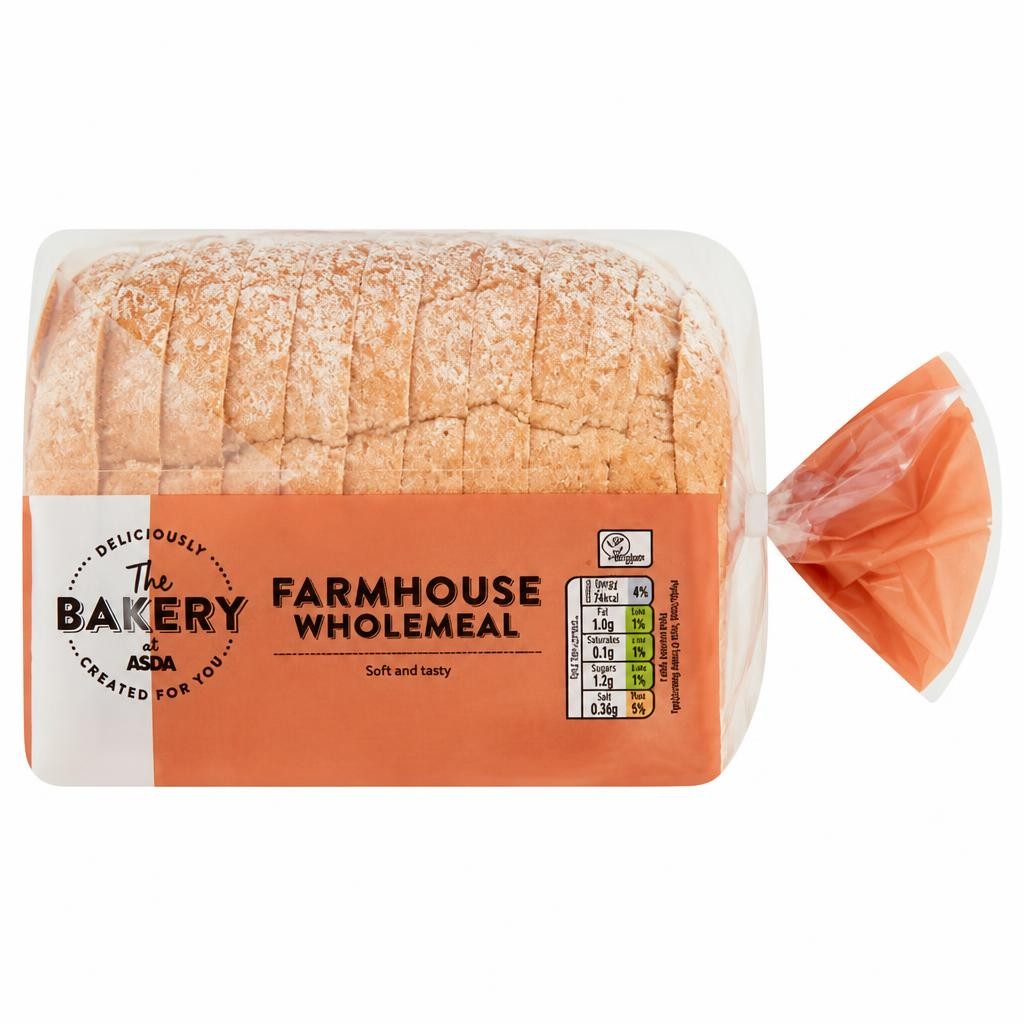 The BAKERY at ASDA The Bakery Farmhouse Wholemeal 440g