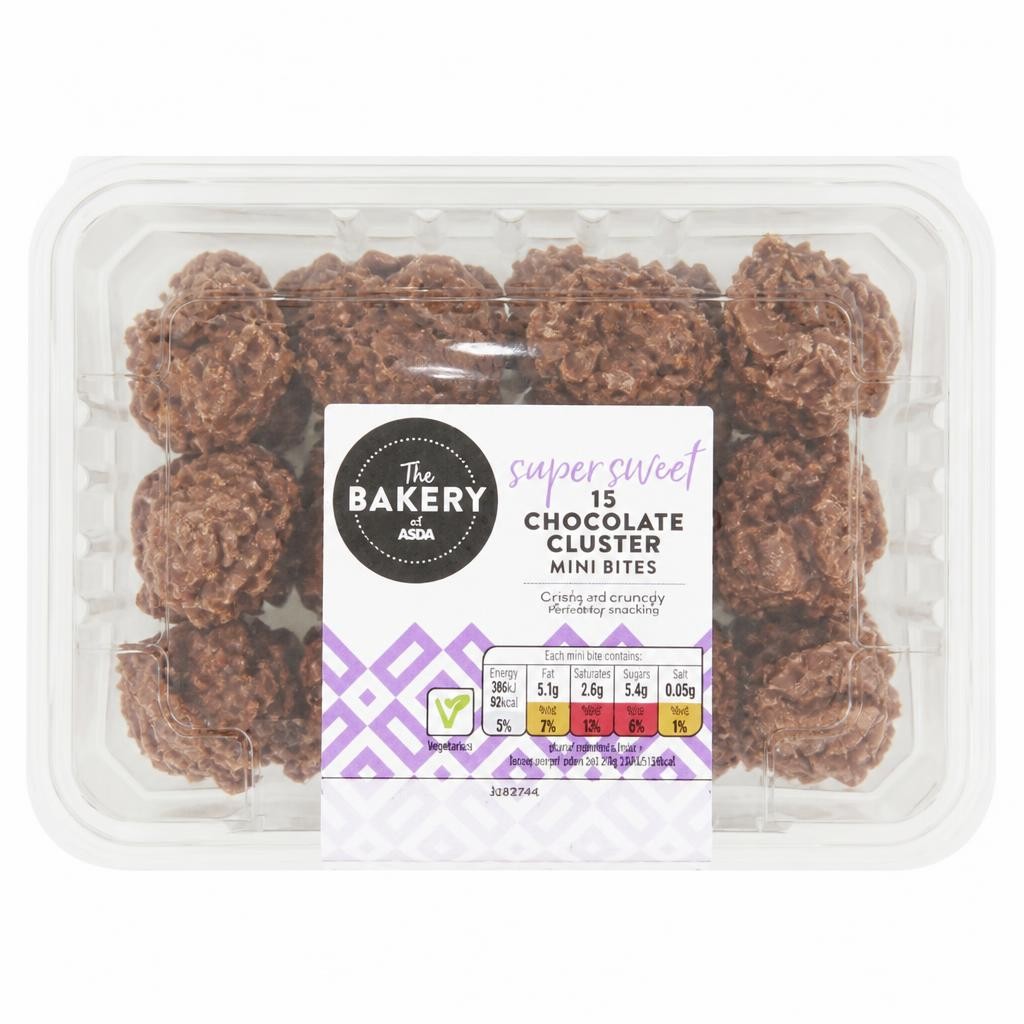The BAKERY at ASDA 15 Chocolate Cluster Mini Bites