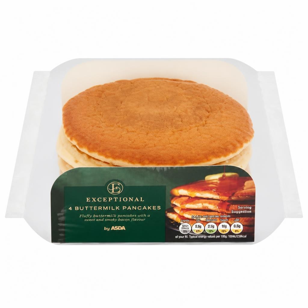 Exceptional by ASDA 4 Buttermilk Pancakes