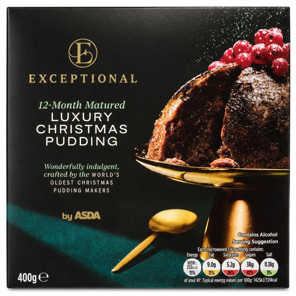 Exceptional by ASDA Luxury Christmas Pudding 400g