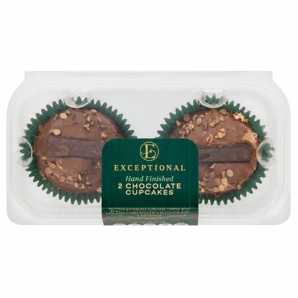 Exceptional by ASDA 2 Chocolate Cupcakes