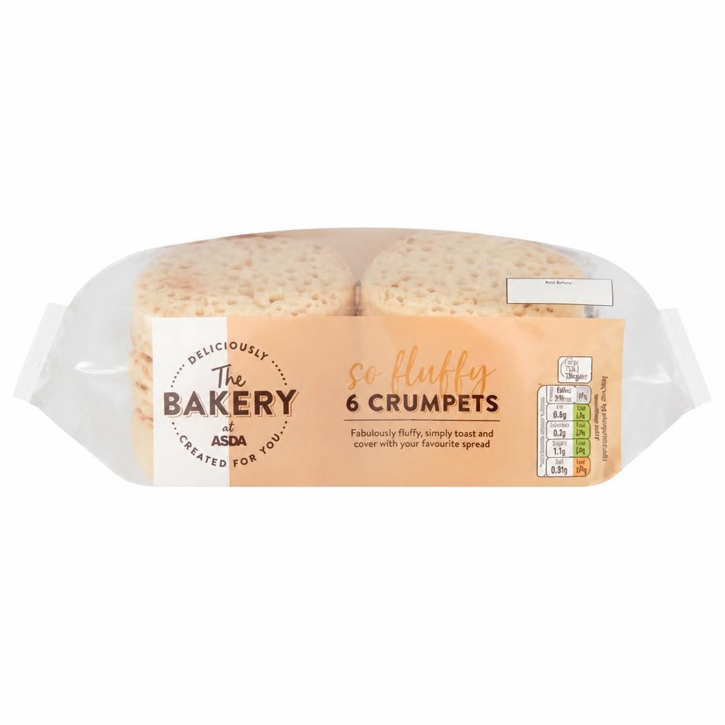 The BAKERY at ASDA 6 Crumpets