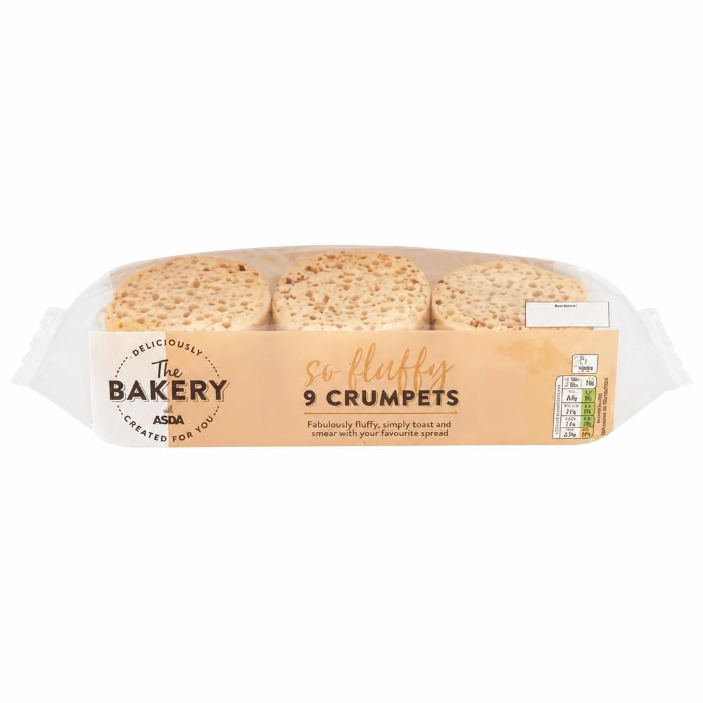 The BAKERY at ASDA The Bakery 9 Crumpets