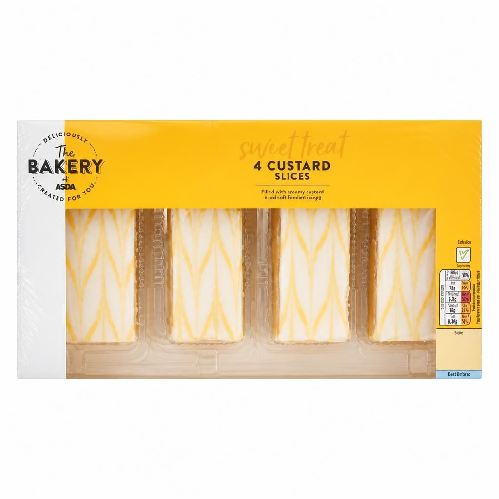 The BAKERY at ASDA The Bakery at ASDA 4 Custard Slices