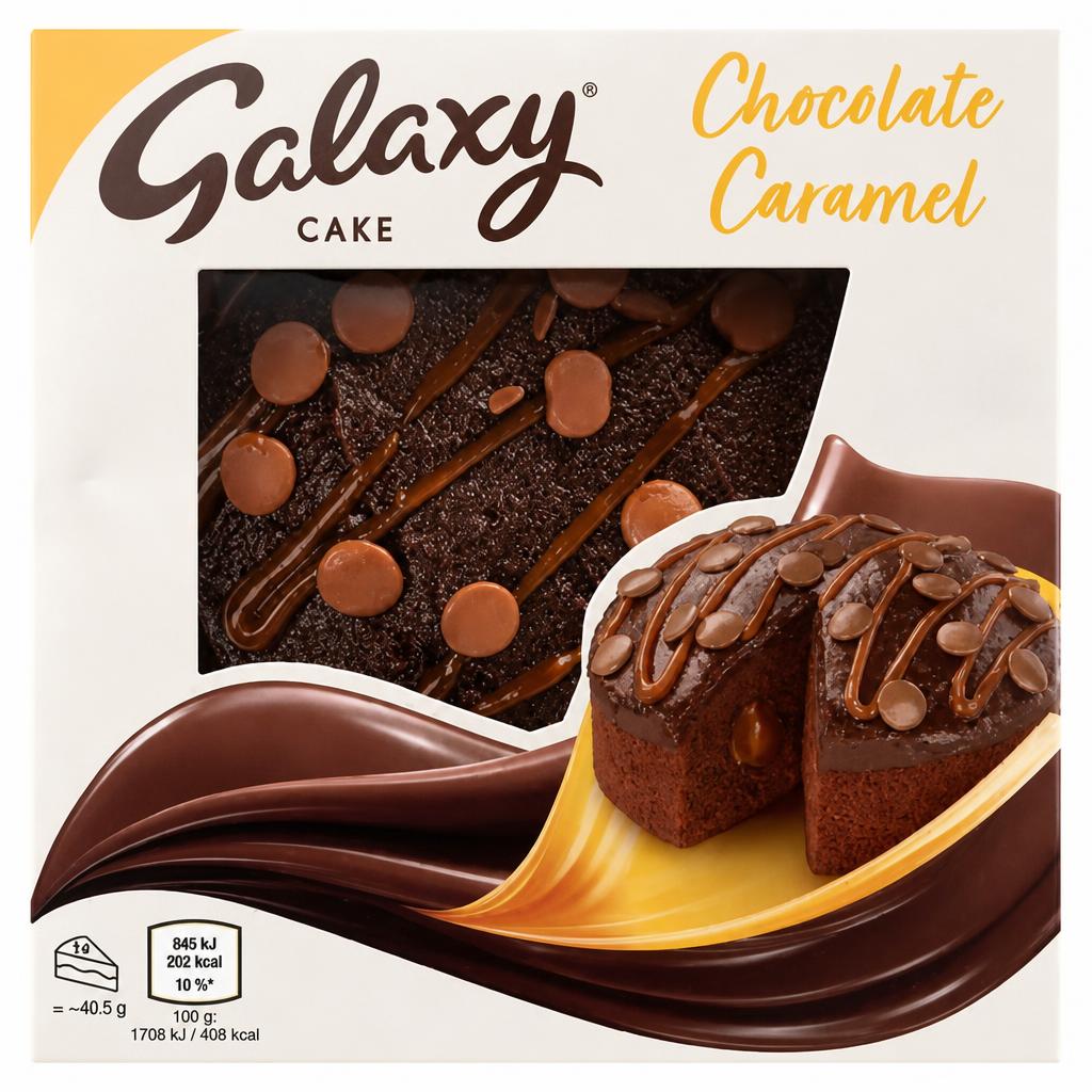 Galaxy Chocolate Caramel Cake