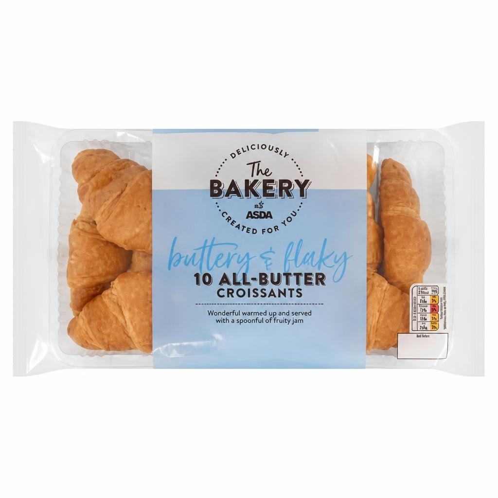 The BAKERY at ASDA The Bakery 10 All-Butter Croissants