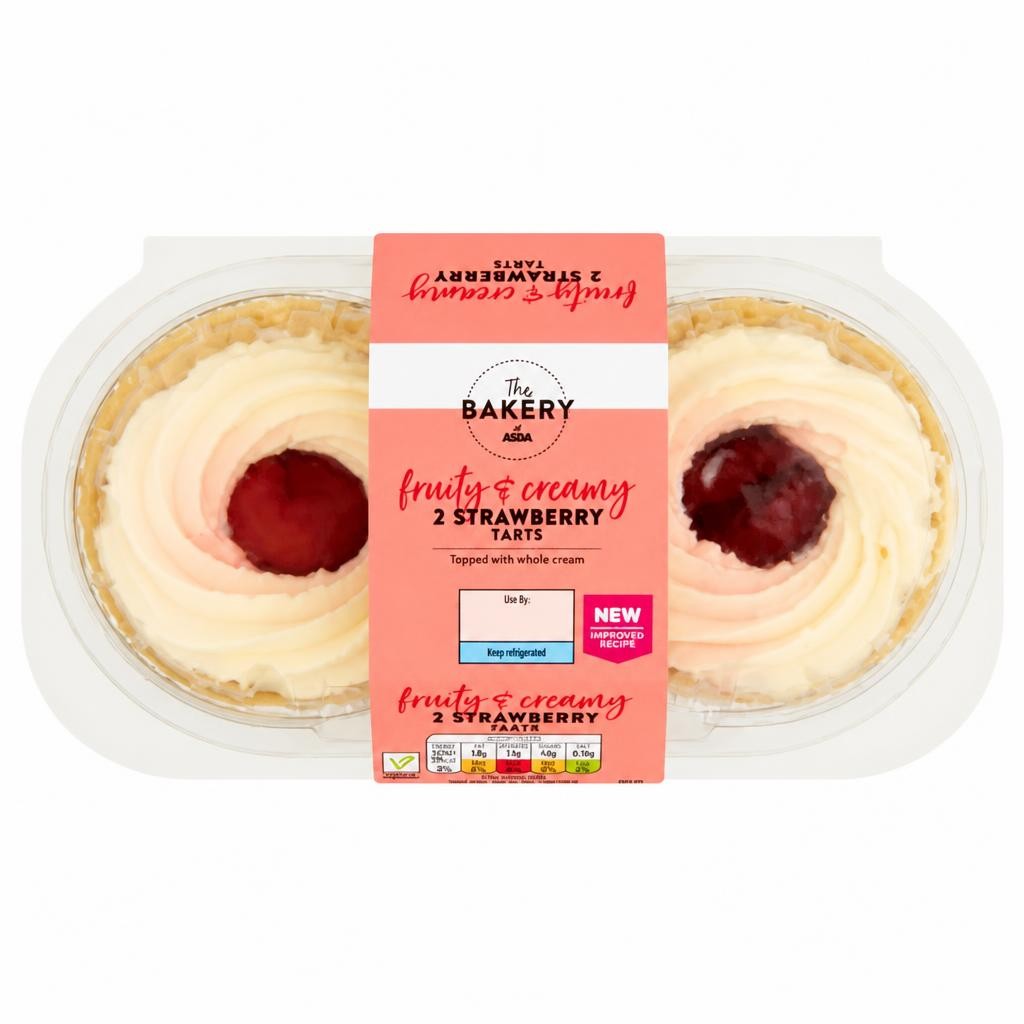 The BAKERY at ASDA The Bakery 2 Strawberry Tarts