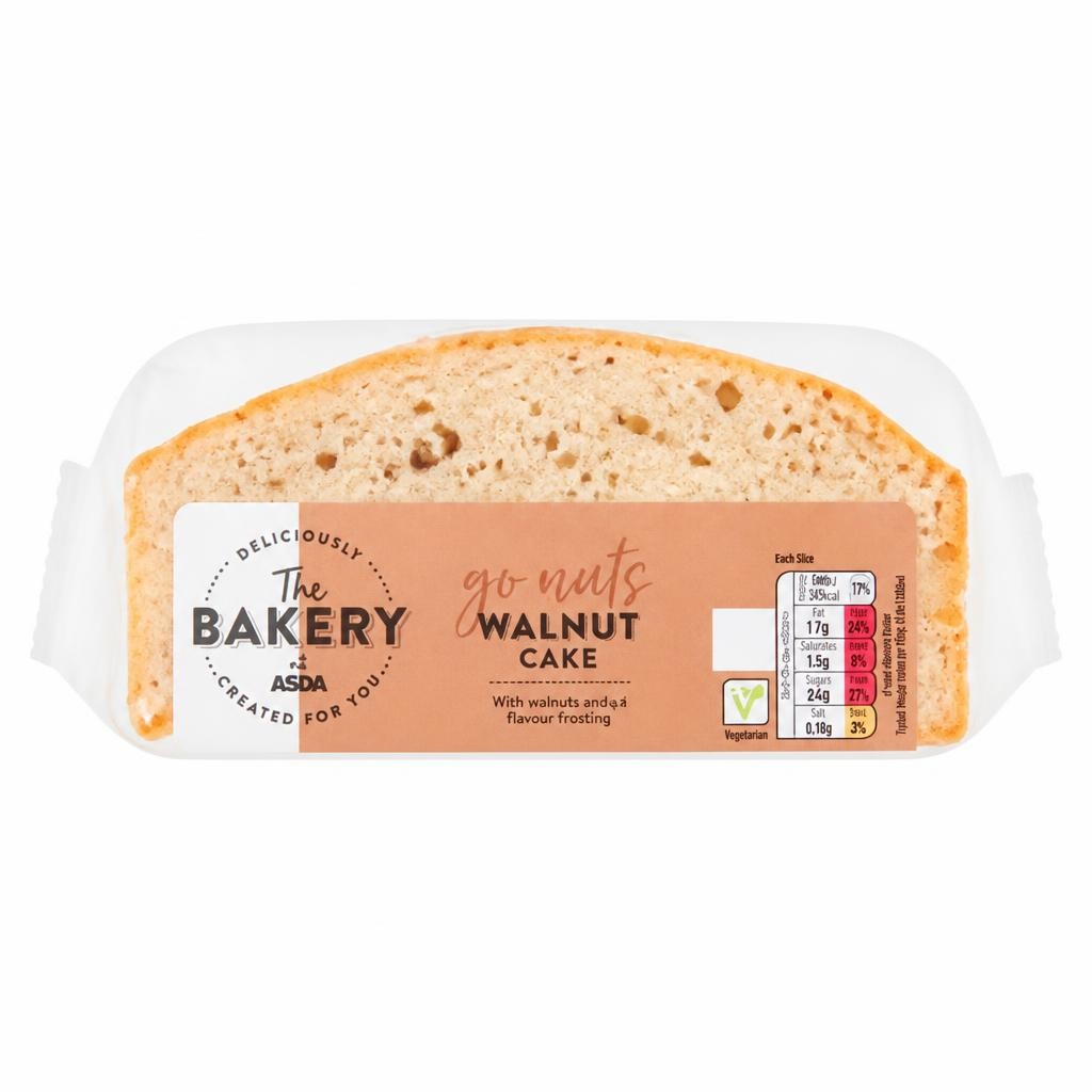 The BAKERY at ASDA Go Nuts Walnut Cake