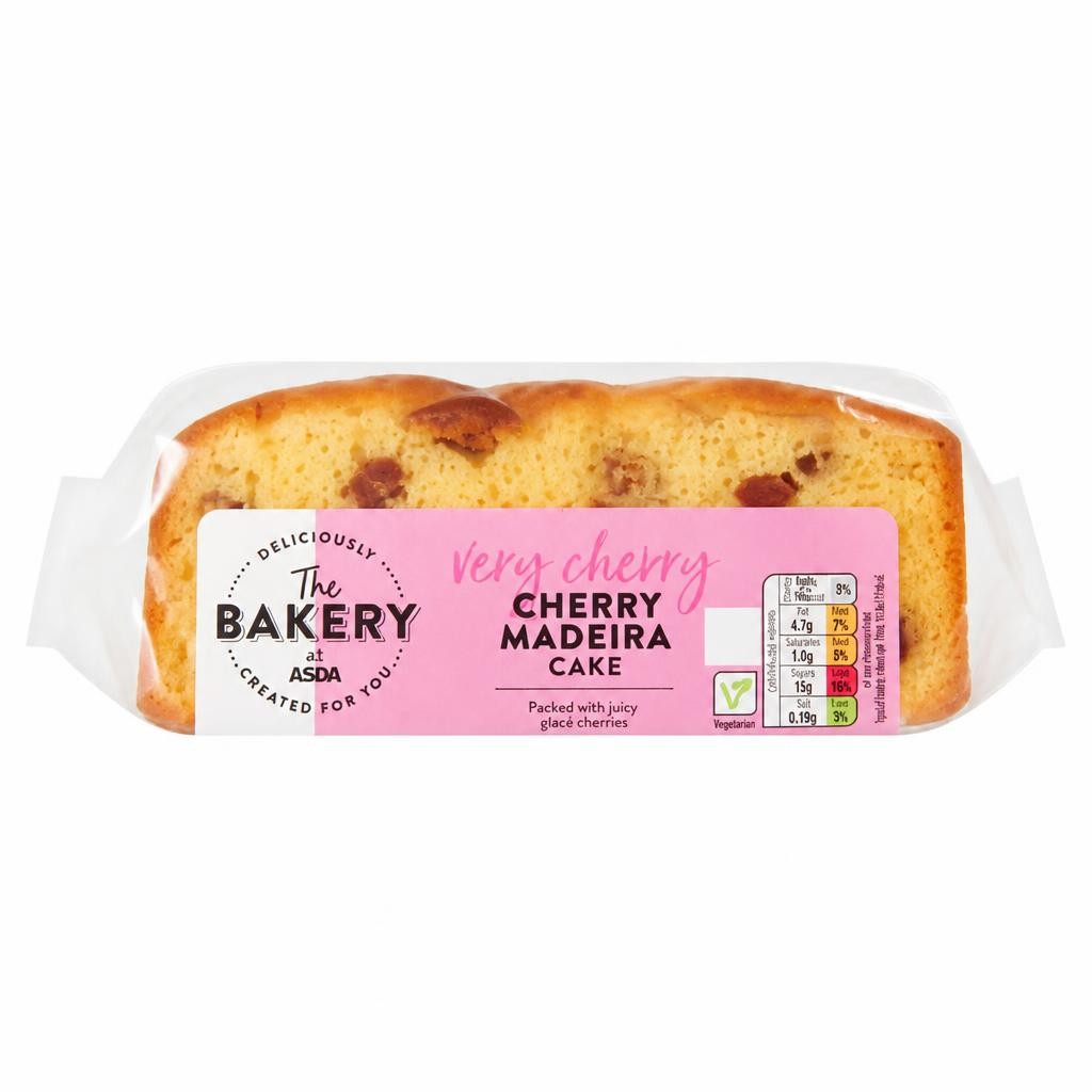 The BAKERY at ASDA Cherry Madeira Cake