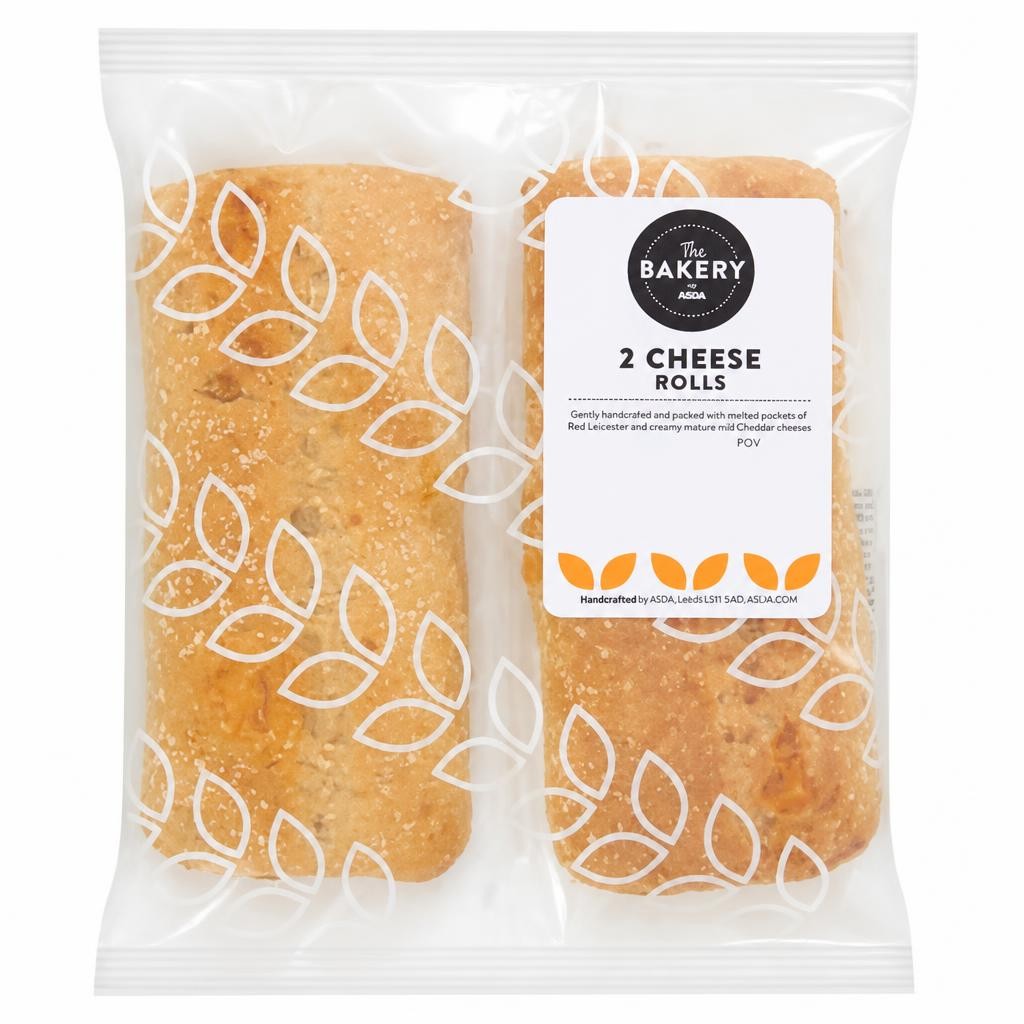 The BAKERY at ASDA 2 Cheese Rolls