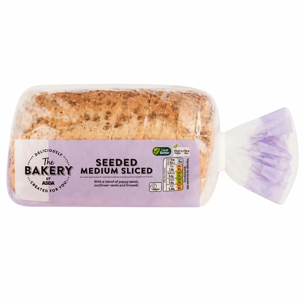 The BAKERY at ASDA The Bakery Seeded Medium Sliced 400g