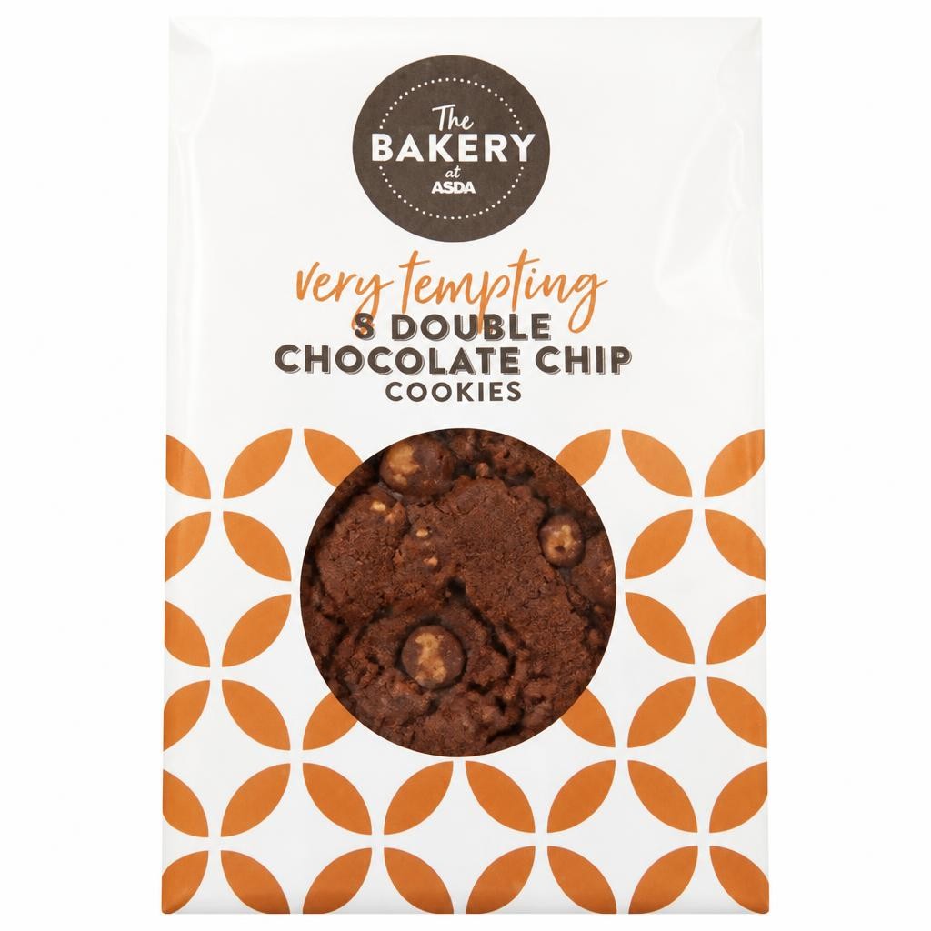 The BAKERY at ASDA The Bakery 5 Double Chocolate Chip Cookies
