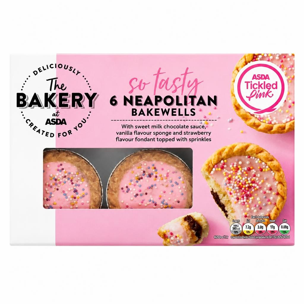 The BAKERY at ASDA The Bakery at  6 Neapolitan Bakewells