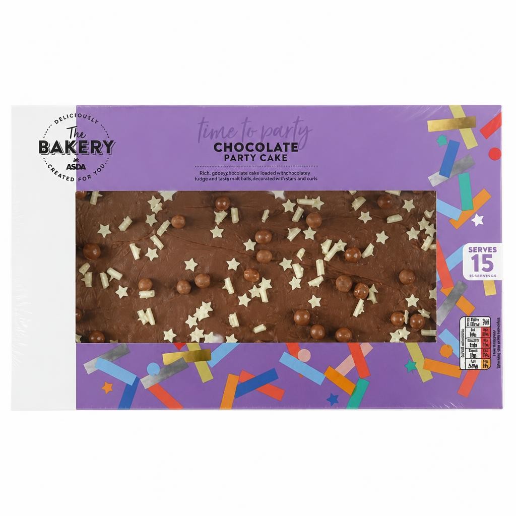 The BAKERY at ASDA The Bakery Chocolate Party Cake