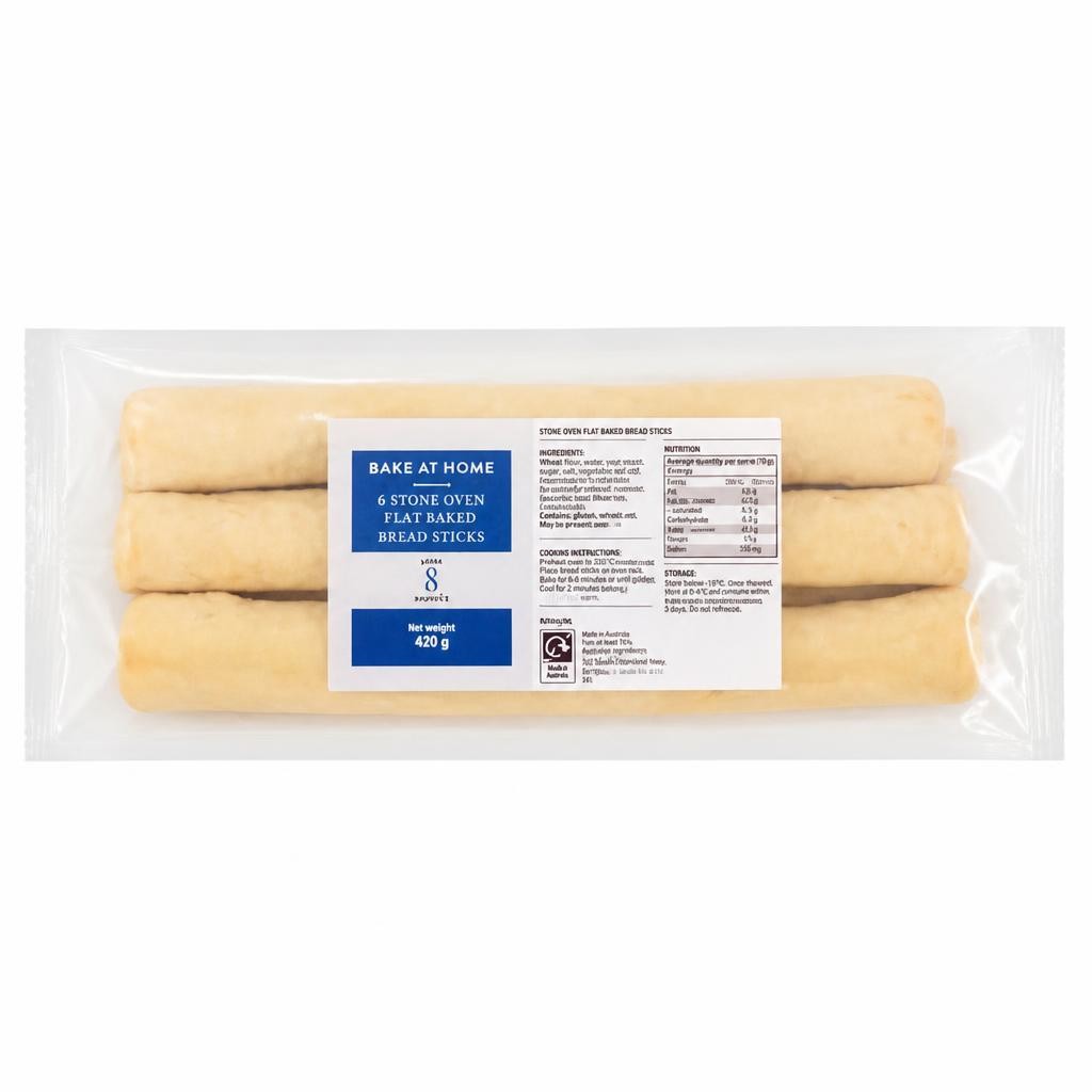 ASDA 6 Stone Oven Part Baked Bread Sticks 420g