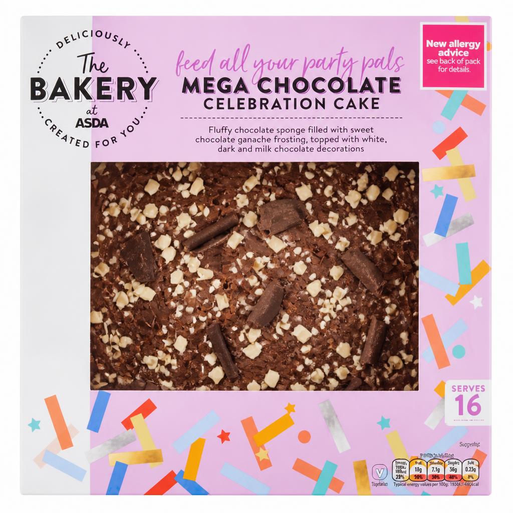 ASDA The Bakery at  Mega Chocolate Celebration Cake