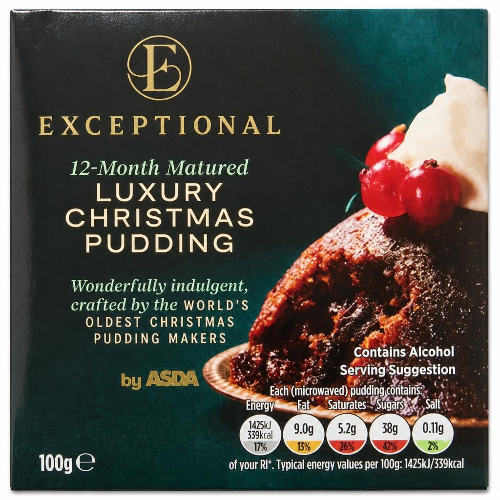 Exceptional by ASDA Luxury Christmas Pudding 100g