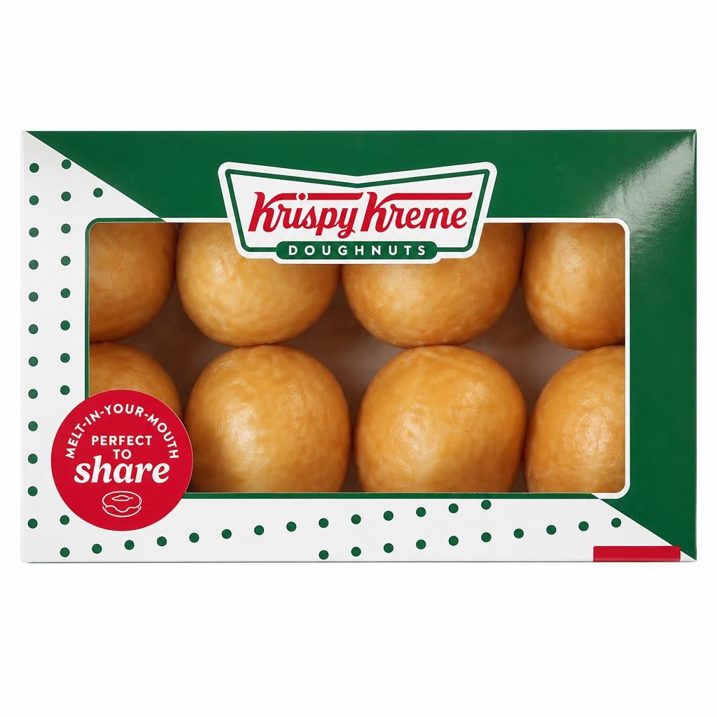 Krispy Kreme 8 Original Glazed Bites Doughnuts Bites