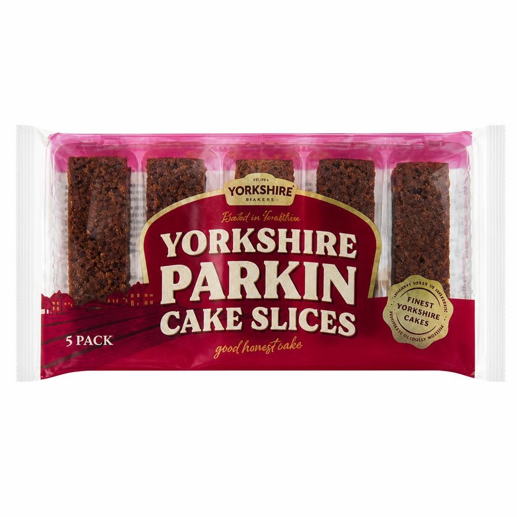 Yorkshire Baking Company 5 Yorkshire Parkin Cake Slices