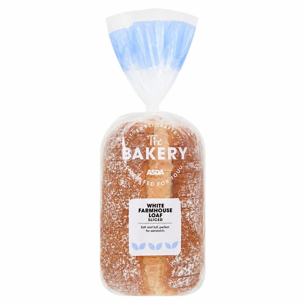 The BAKERY at ASDA The Bakery Sliced White Farmhouse Loaf 800g