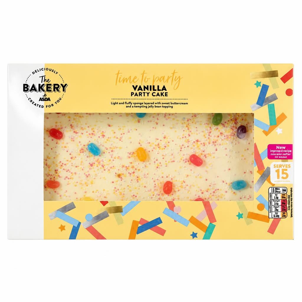 The BAKERY at ASDA The Bakery Vanilla Party Cake