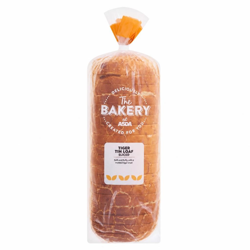 The BAKERY at ASDA The Bakery Sliced Tiger Tin Loaf 800g