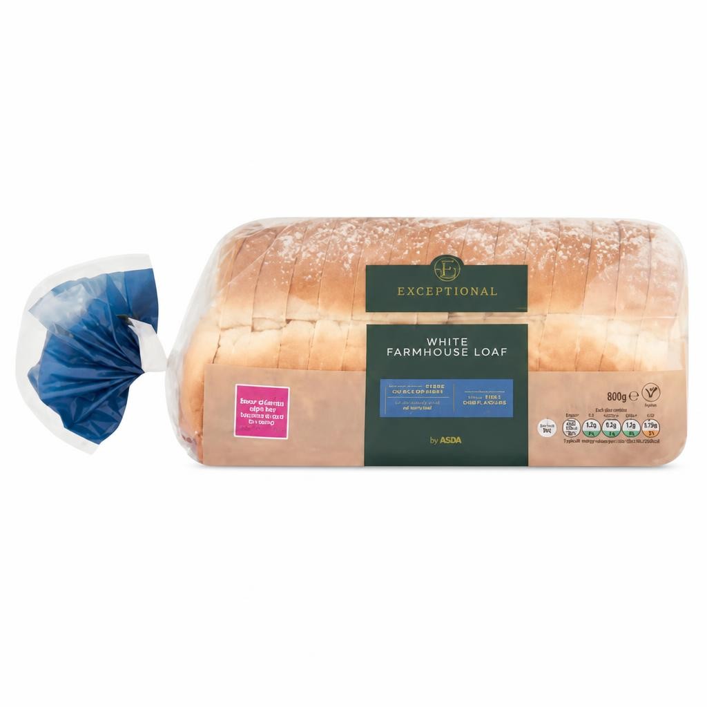 Exceptional by ASDA White Farmhouse Loaf 800g