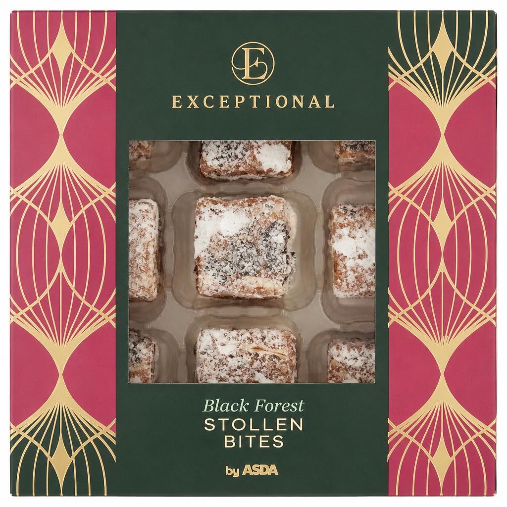 Exceptional by ASDA Black Forest Stollen Bites