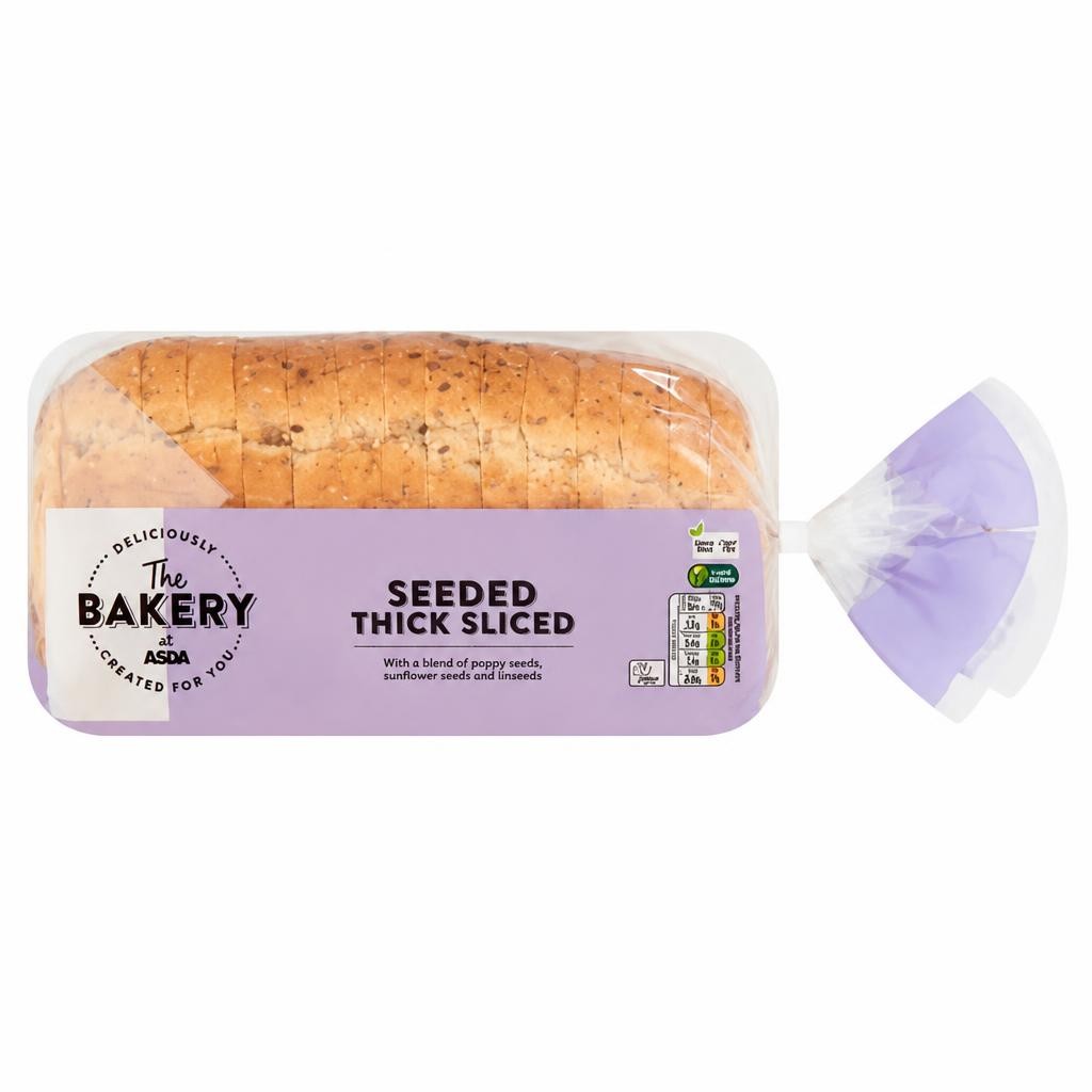 The BAKERY at ASDA The Bakery Seeded Thick Sliced 800g