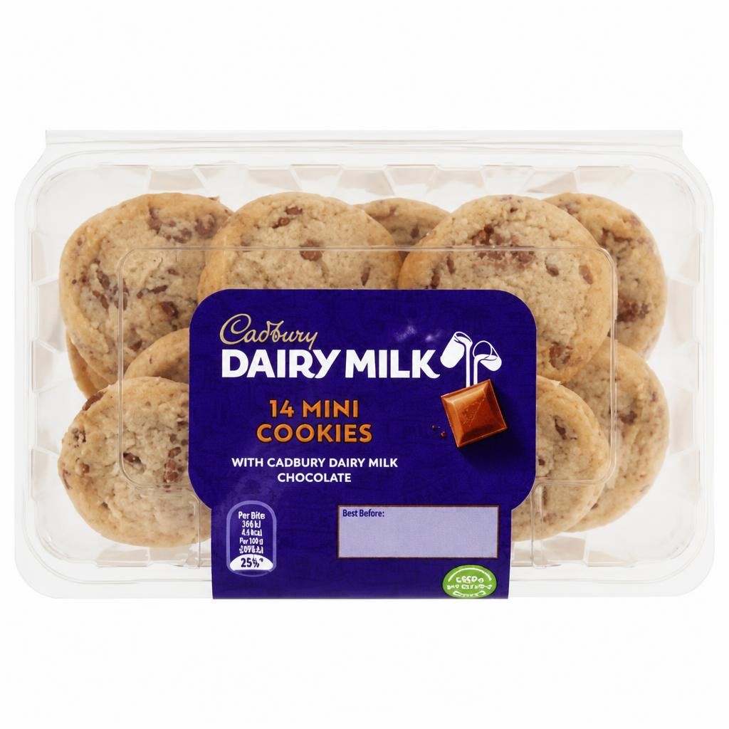 Cadbury Dairy Milk 14 Mini Cookies