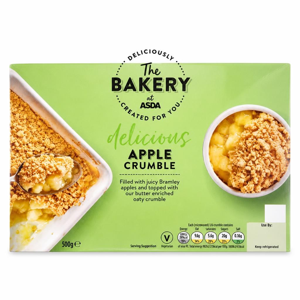 The BAKERY at ASDA The Bakery at  Delicious Apple Crumble 500g
