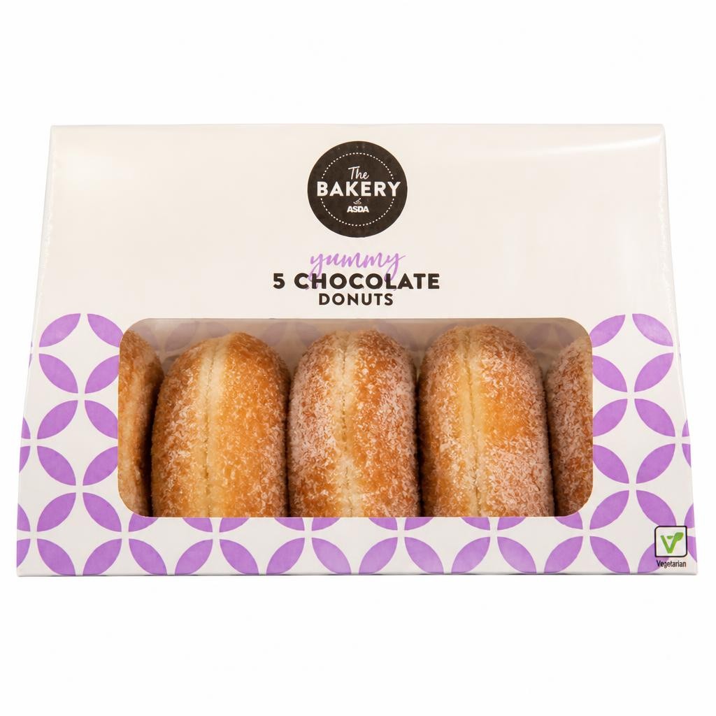 The BAKERY at ASDA 5 Chocolate Donuts
