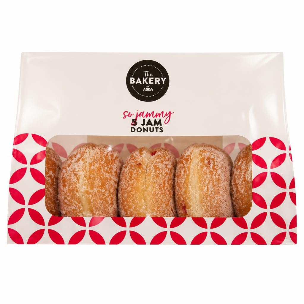 The BAKERY at ASDA 5 Jam Donuts