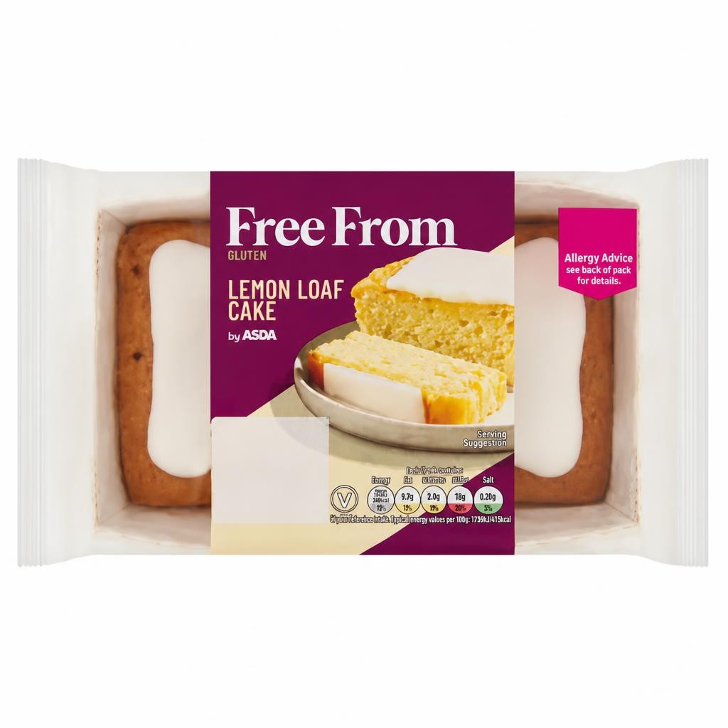 ASDA Free From Free From by  Lemon Loaf Cake