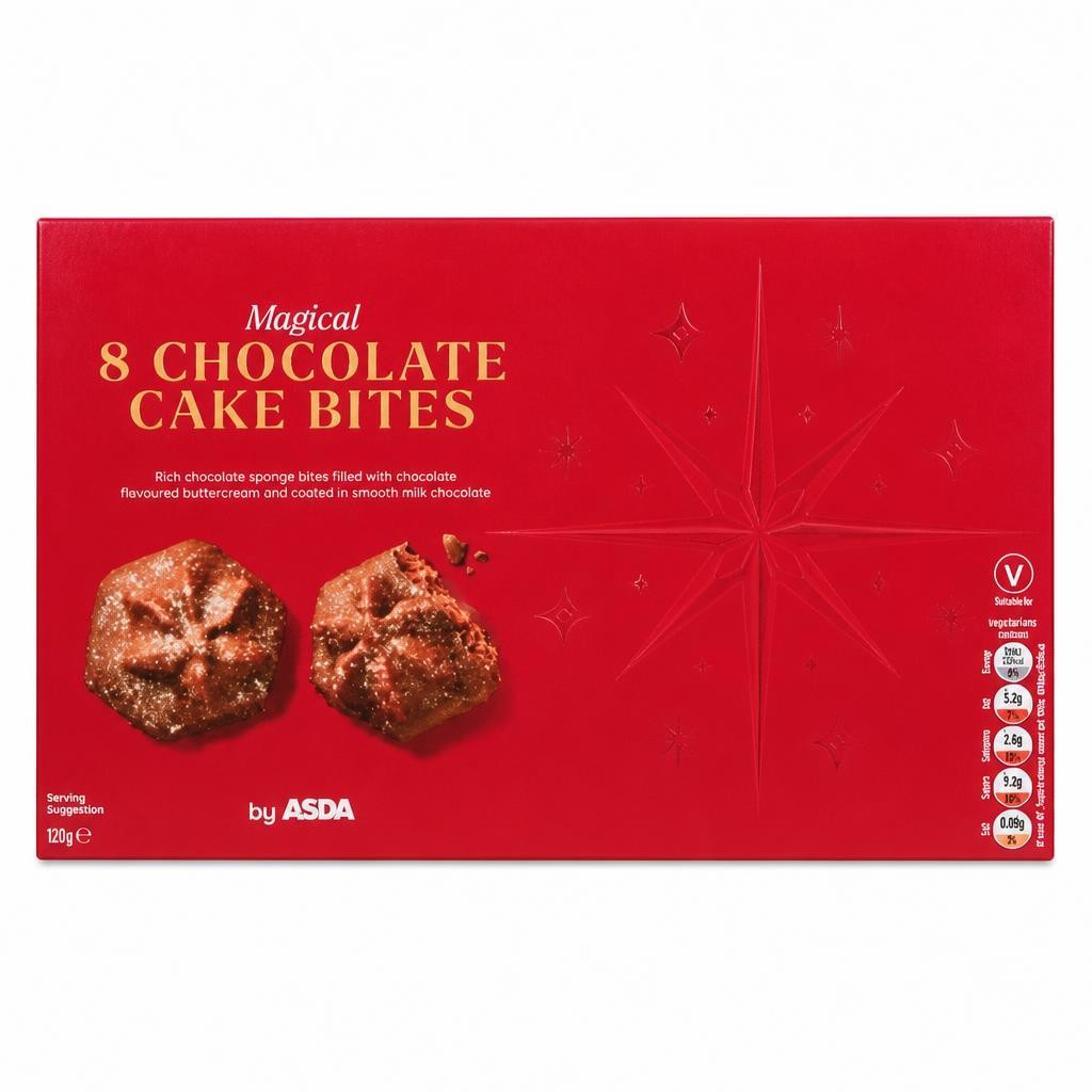 ASDA 8 Magical Chocolate Cake Bites 127g