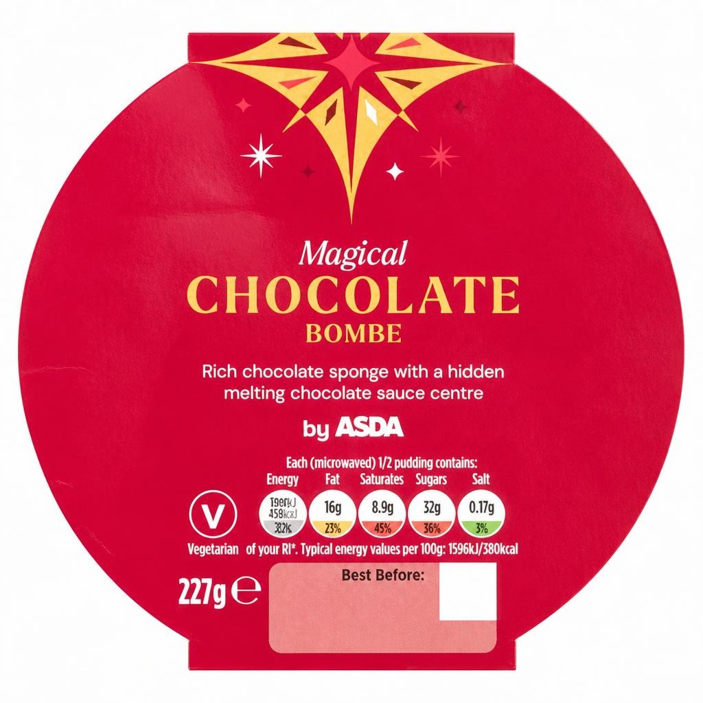 ASDA Magical Chocolate Bombe 227g